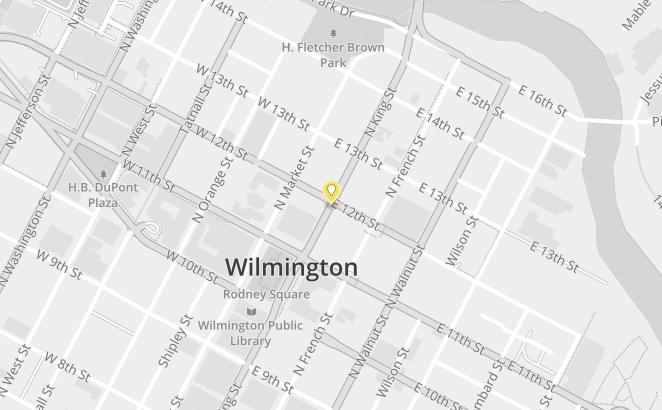 Map of Wilmington office location